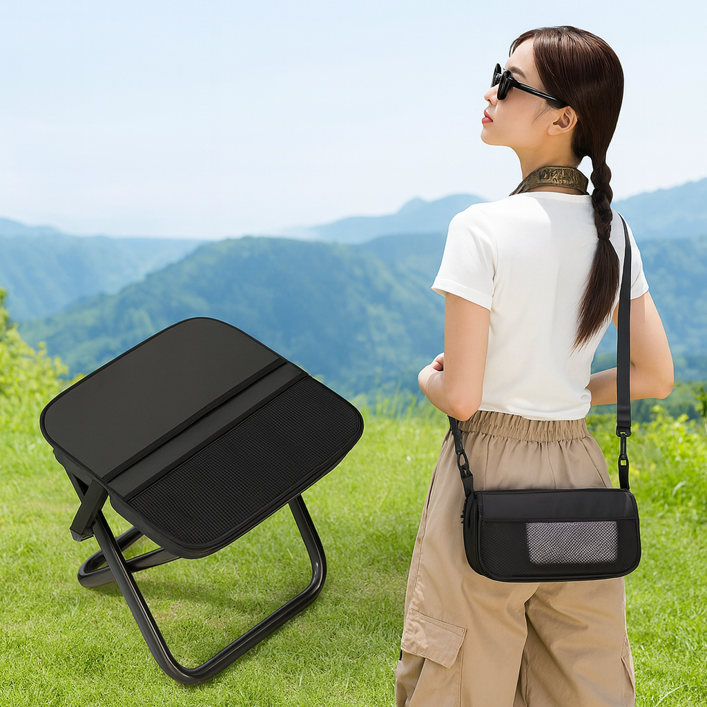 PocketSeat™ – Faltbarer Taschenstuhl | Dein Sitzplatz für unterwegs
