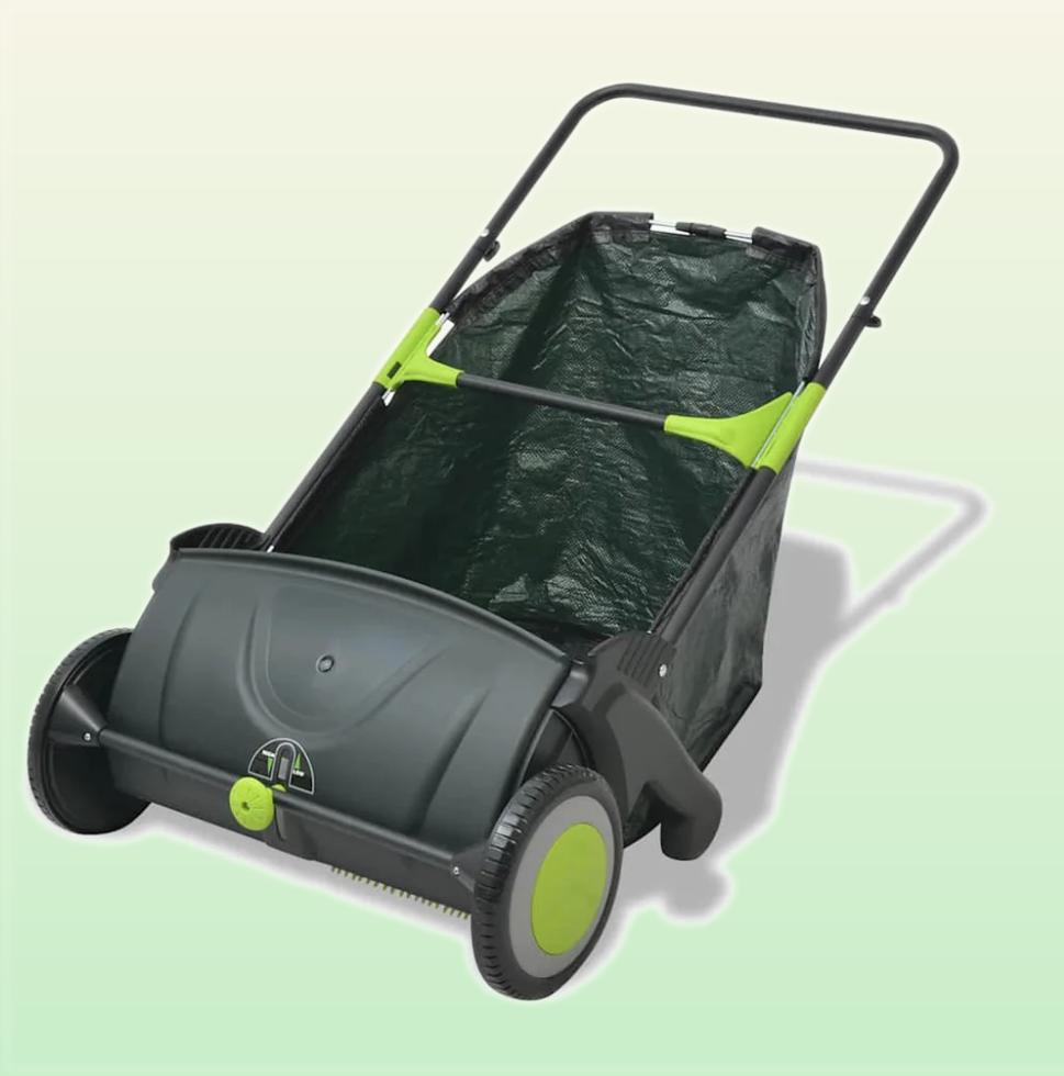 LeafEase™ – Manueller Rasen- & Laubsammler (103 L) | Rückenschonend & effizient