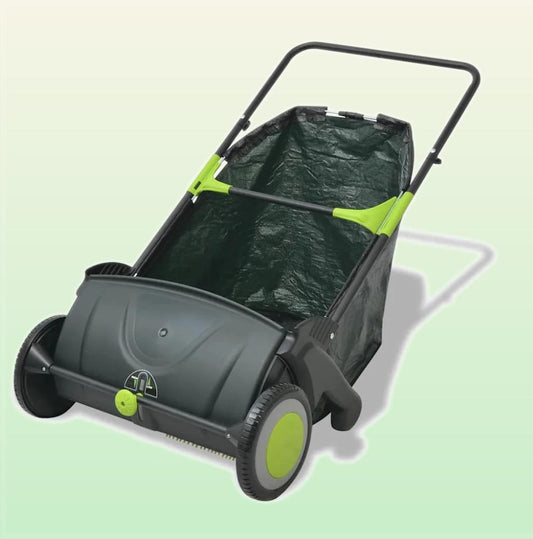 LeafEase™ – Manueller Rasen- & Laubsammler (103 L) | Rückenschonend & effizient