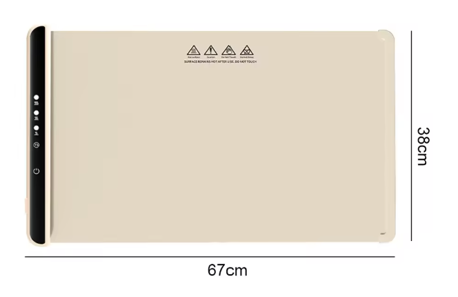 Faltbare Wärmematte für Speisen