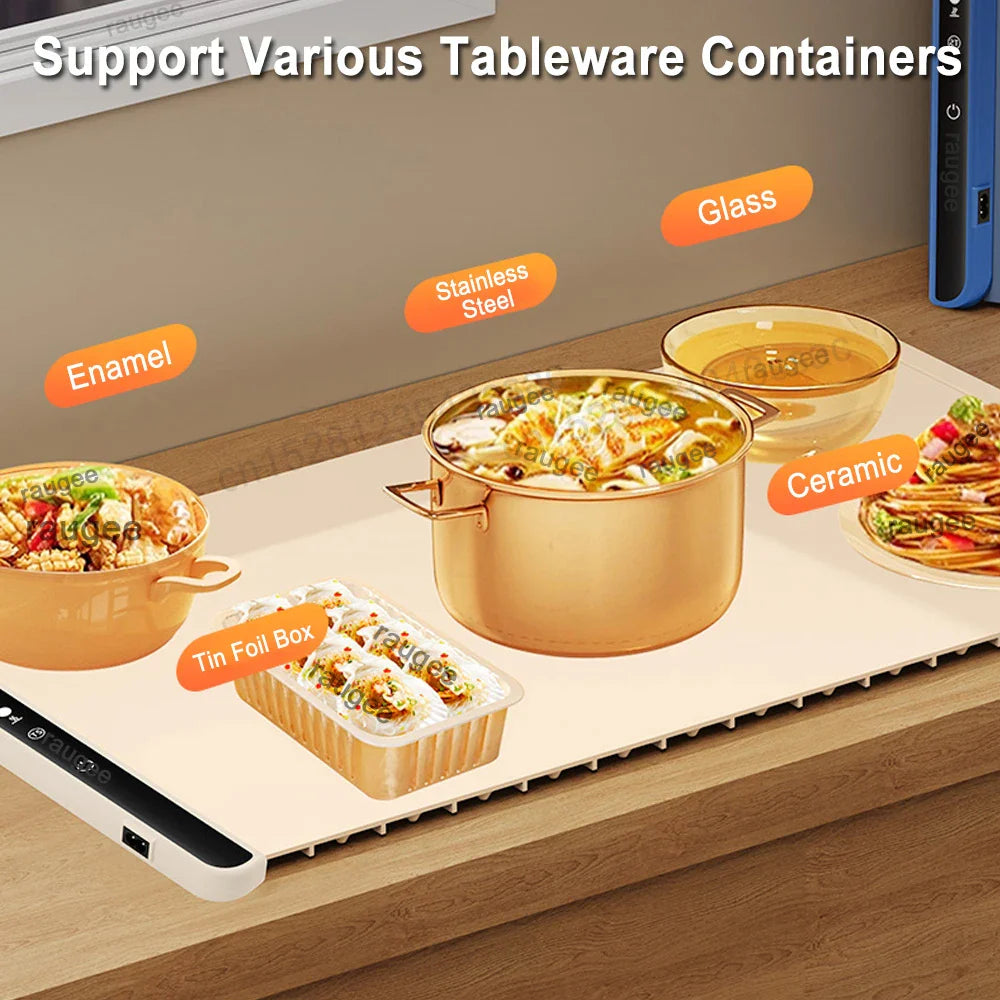 Faltbare Wärmematte für Speisen