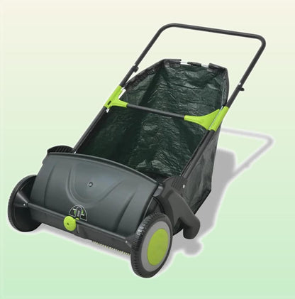 LeafEase™ – Manueller Rasen- & Laubsammler (103 L) | Rückenschonend & effizient
